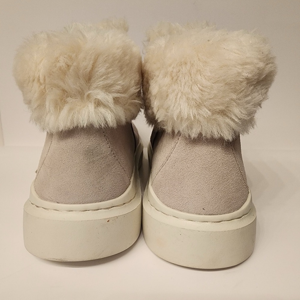 Cole Haan Grandpro Rally Round Toe Zippered Snow Suede Booties Women's Grey 10 - Picture 5 of 14